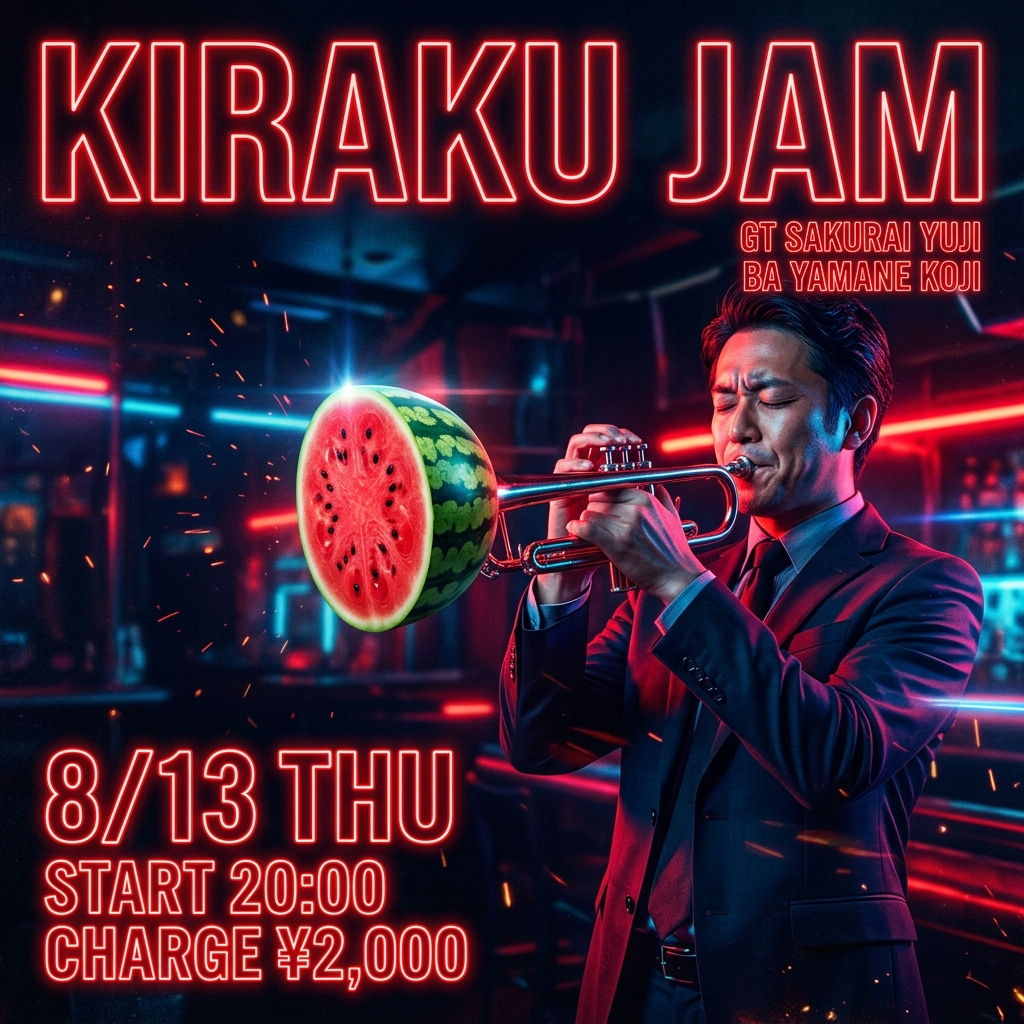 Kiraku Jam Flyer