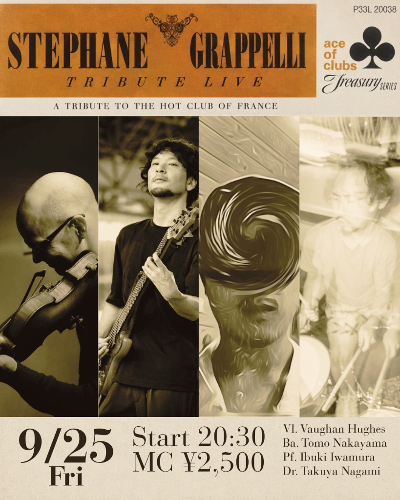 Stephane Grappelli Tribute Live Flyer